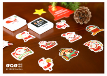 Load image into Gallery viewer, Santa Claus with Gifts Sticker Box
