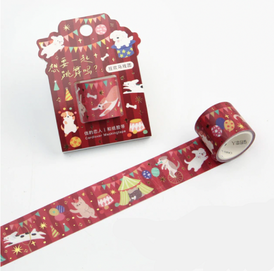 Circus Celebrations Washi Sample