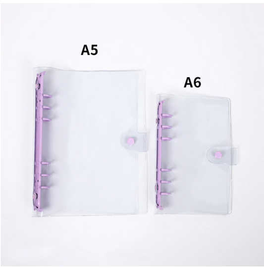 Purple Transparent Binder