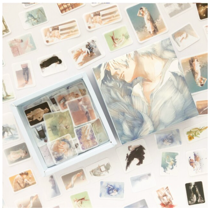 Cute Cartoon Sticker Box