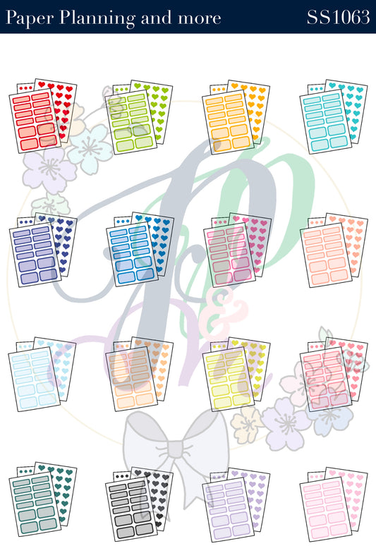 Stickers Collection Sticker Sheet