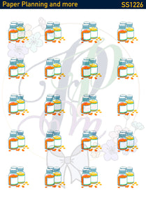 Take Medicine Sticker Sheet