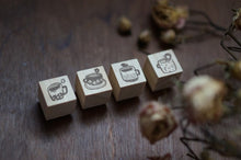 Load image into Gallery viewer, Tea Time (Mini Set) Rubber Stamp
