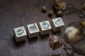 Tea Time (Mini Set) Rubber Stamp