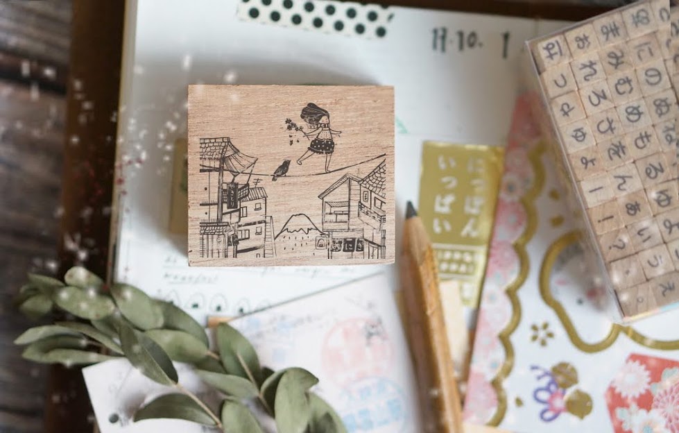 Black Milk Project- Tightrope (Japan) Rubber Stamp