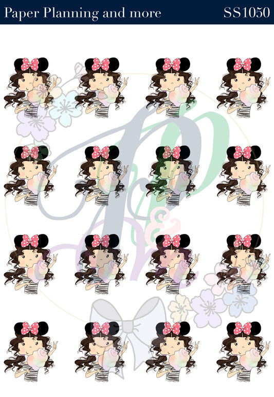 Trip to Disneyland Sticker Sheet