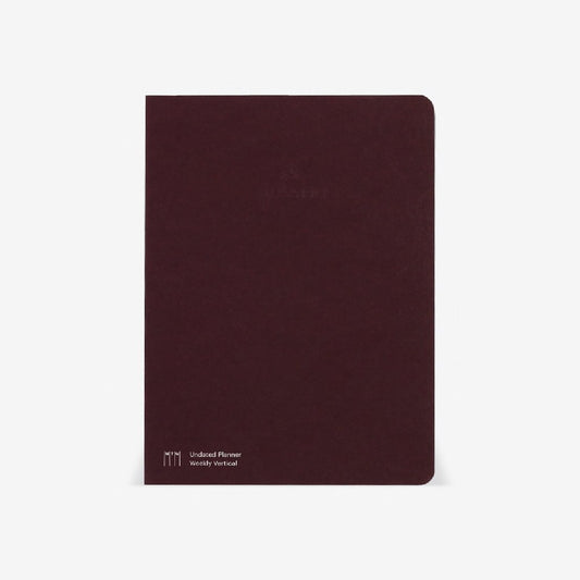 Vertical Half-Year Planner Refill (Undated)