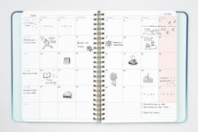Load image into Gallery viewer, Black Speckle Undated Planner- Weekly Horizontal
