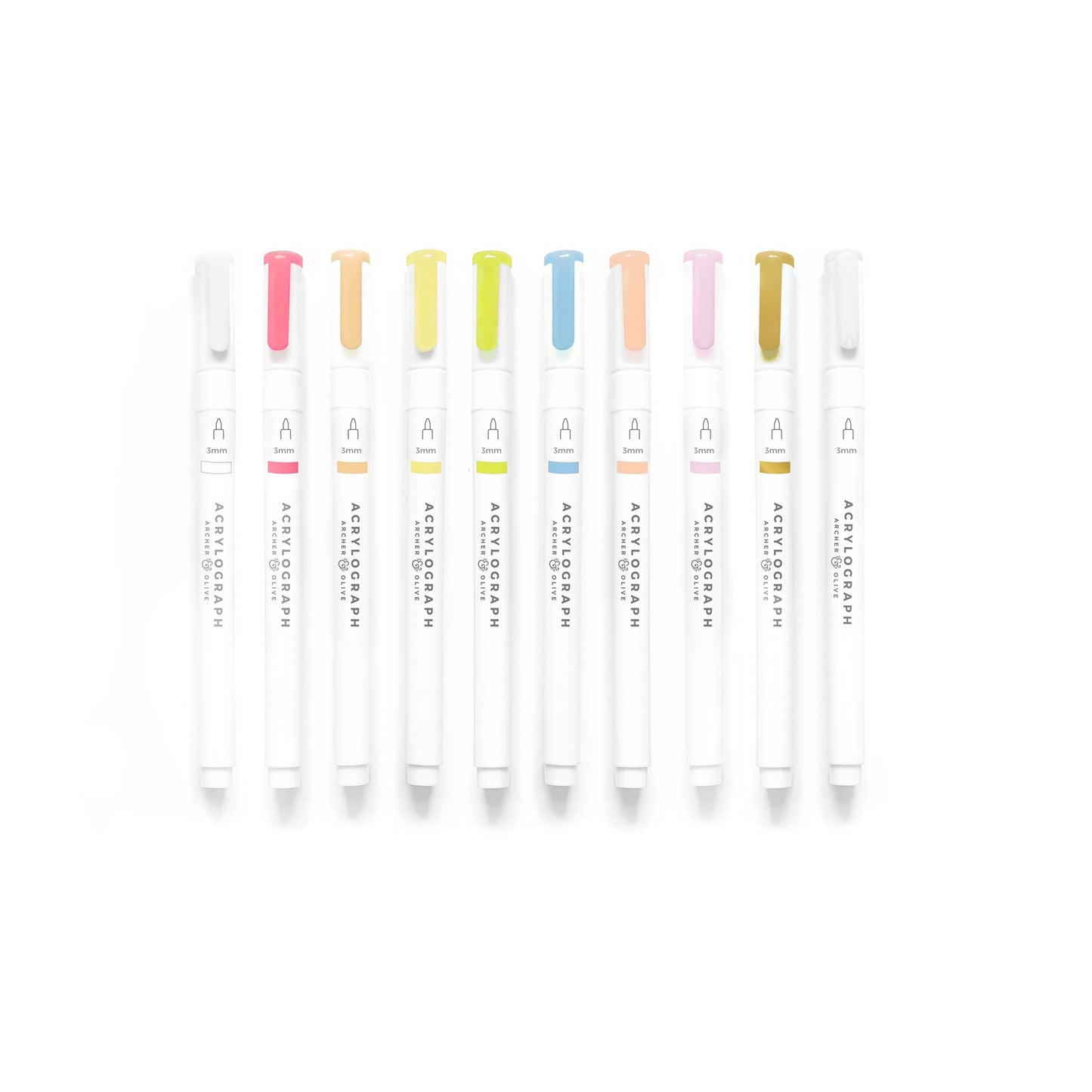 Acrylograph Pens Spring Vernal Collection 0.7mm Tip