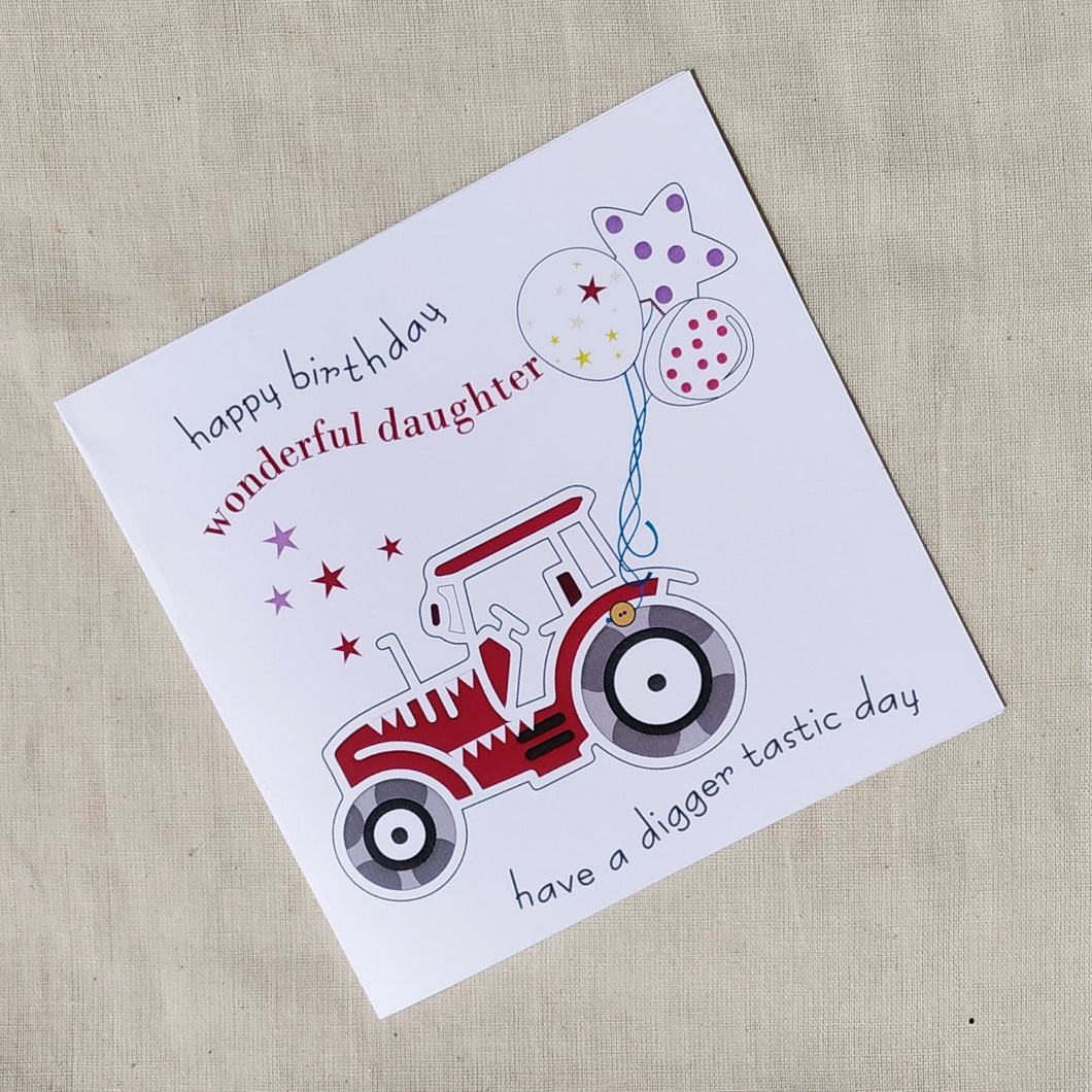 Birthday Greeting Card For Daughter