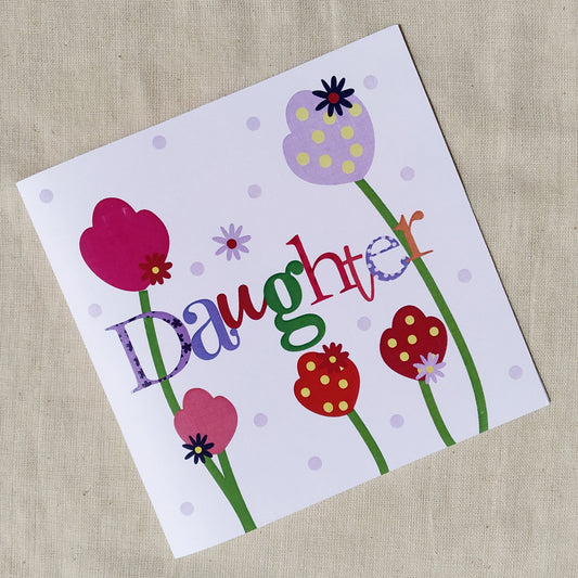 Birthday Greeting Card For Daughter