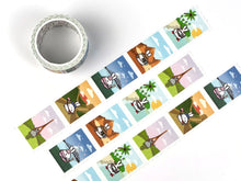 Load image into Gallery viewer, Throwback Stamp Style Washi Tape
