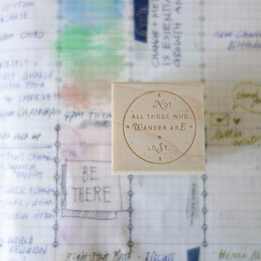 Stamp // "Not All Those Who Wander are Lost"