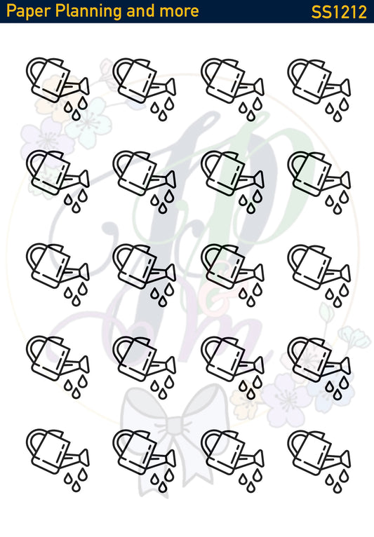 Watering Cans Sticker Sheet