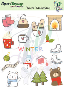 Winter Wonderland Sticker Sheet