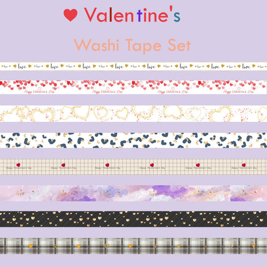 Valentine's Washi Tape Set
