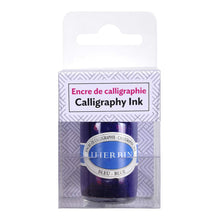 Load image into Gallery viewer, Herbin Calligraphy Blue - 15ML Ink Bottle
