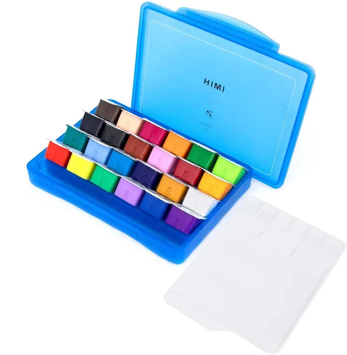 HIMI-Gouache Paint - 30 Ml Cups X 24 Colours - Blue Case – Paper planning  and more