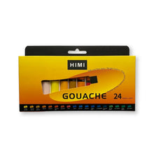 Load image into Gallery viewer, HIMI - Gouache Paint Tubeset - New Generation - 12 Ml Tubes- 24 Colours
