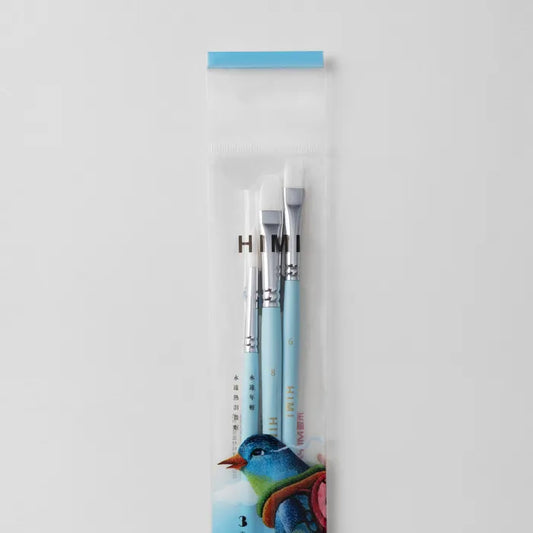 HIMI - Little Bird - Brush Set - 3 Ps - Blue