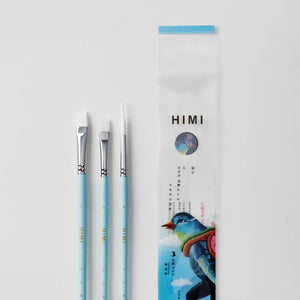HIMI - Little Bird - Brush Set - 3 Ps - Blue