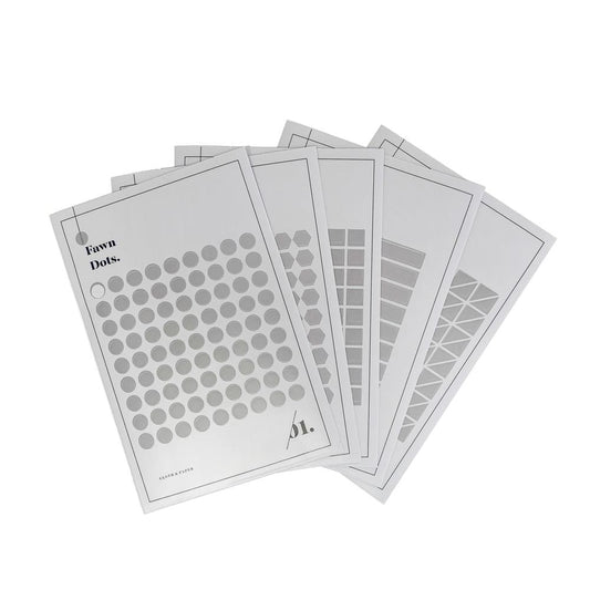 MINIMAL SHAPE STICKER SET | FAWN