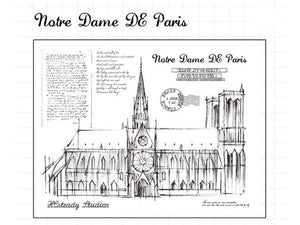 Notre Dame de Paris Clear Stamp