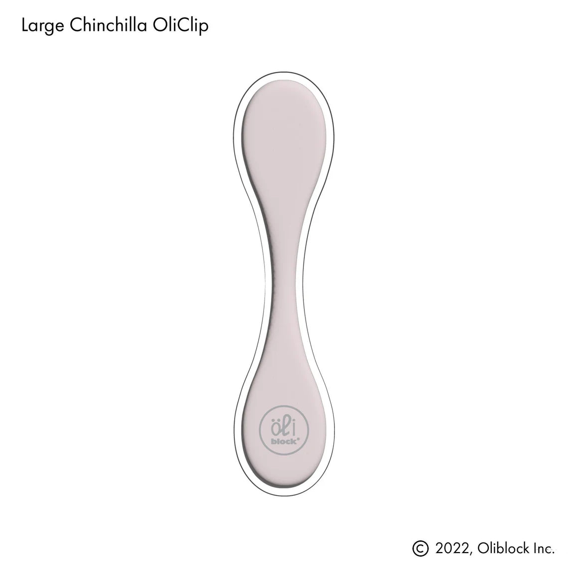 Large Chinchilla Magnetic OliClip