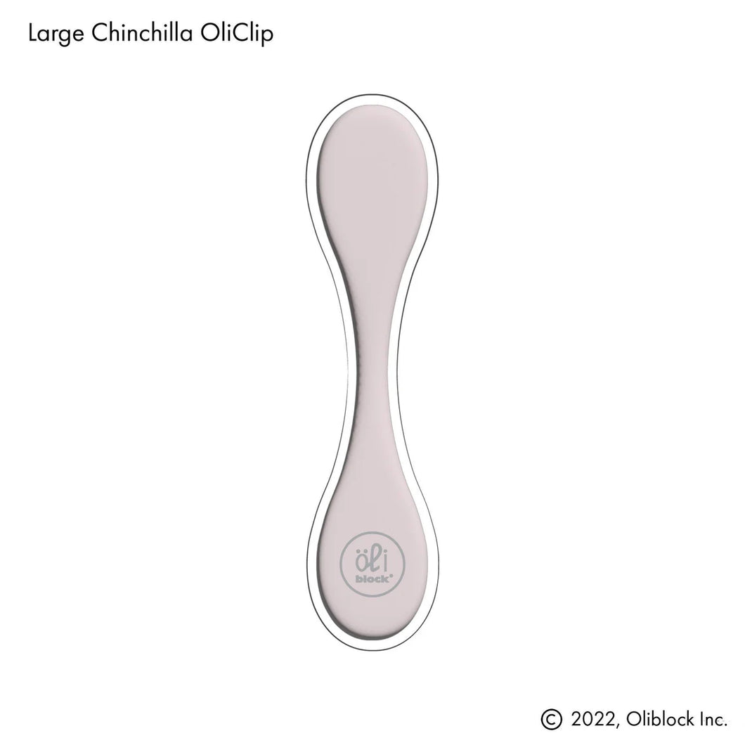 Large Chinchilla Magnetic OliClip