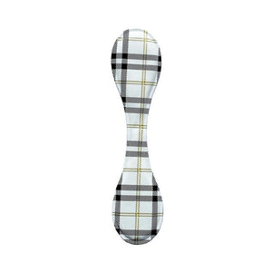Large Pale Winter Plaid Magnetic OliClip