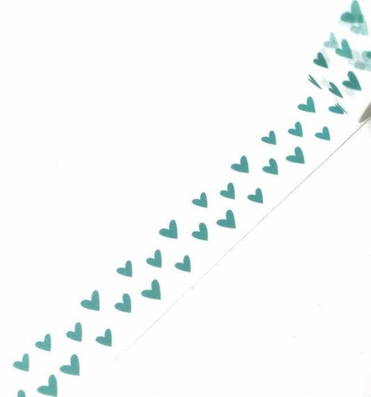Green Heart Washi Tape