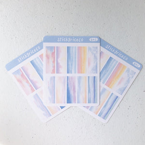 Pastel Gradient Sky Washi Stickers