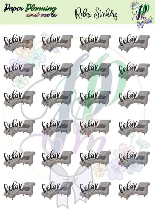 Relax Sticker Sheet
