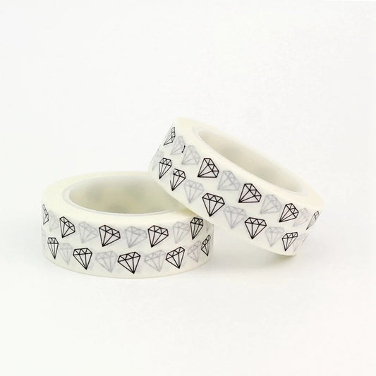 Black and White Diamonds Washi Tape