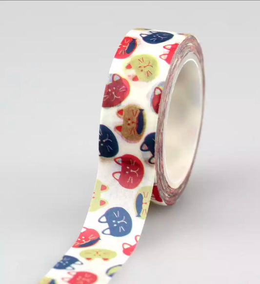 Colourful Cat Washi Tape