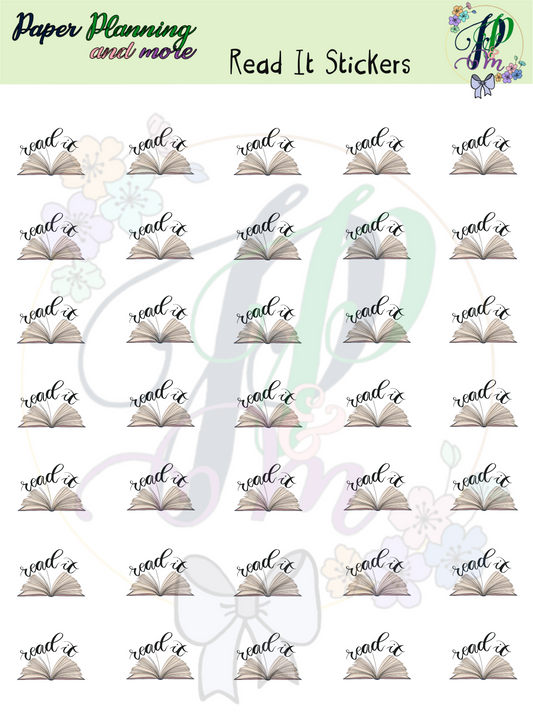 Read It Sticker Sheet