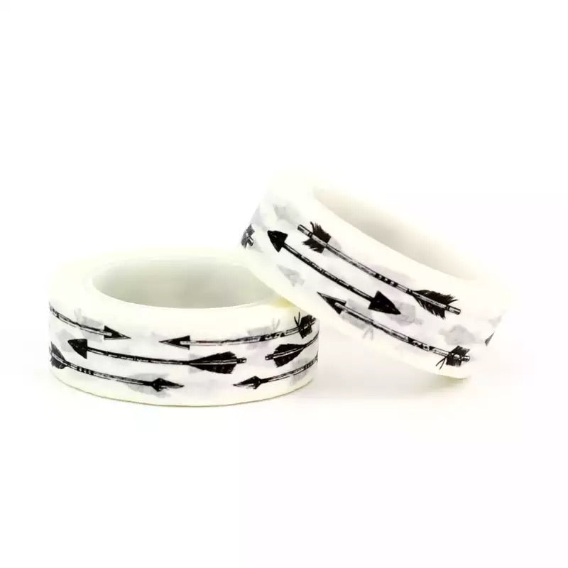 Black and White Arrow Washi Tape