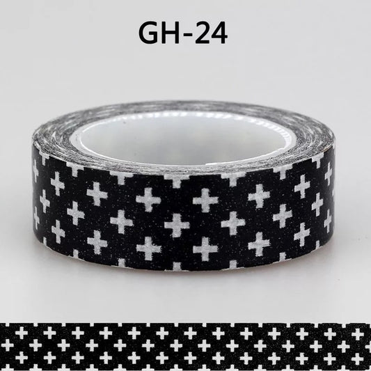 Black and White Patterned Washi Tape