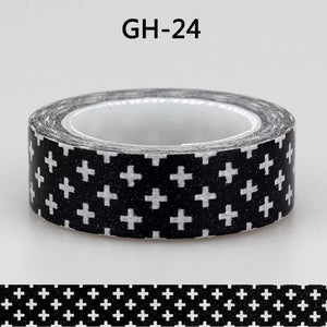 Black and White Patterned Washi Tape