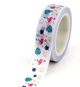 Tropical Flamingo Washi Tape