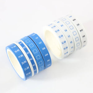 Daily Schedule Washi Tape