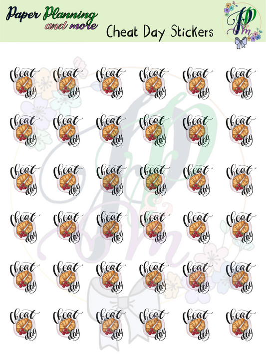 Cheat Day Sticker Sheet