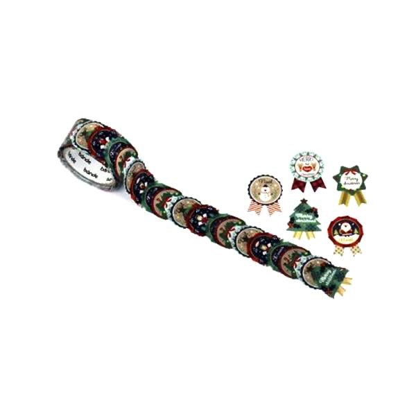Bande - Washi roll sticker - Christmas Snow Globe