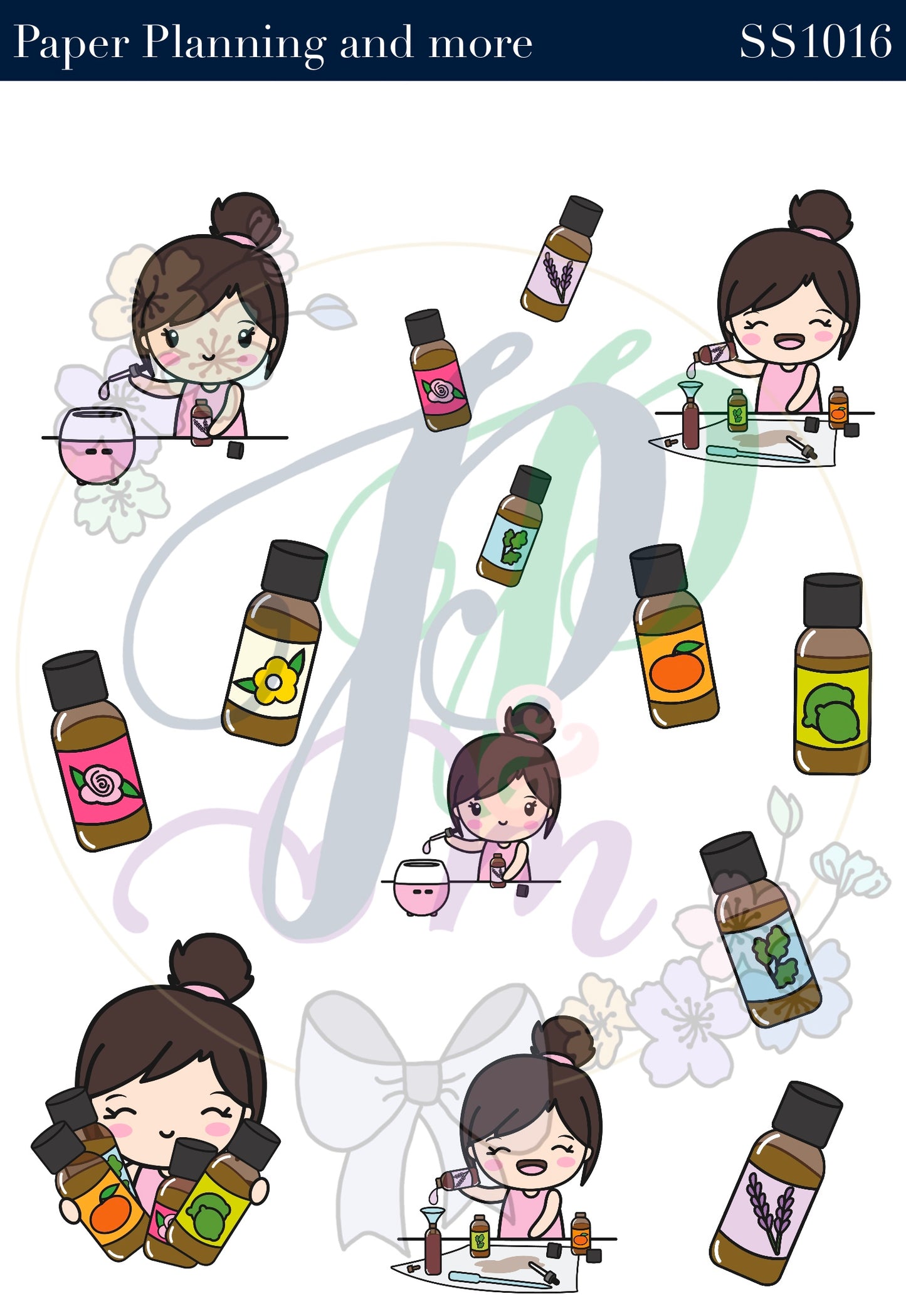 Love for Essential Oils Sticker Sheet