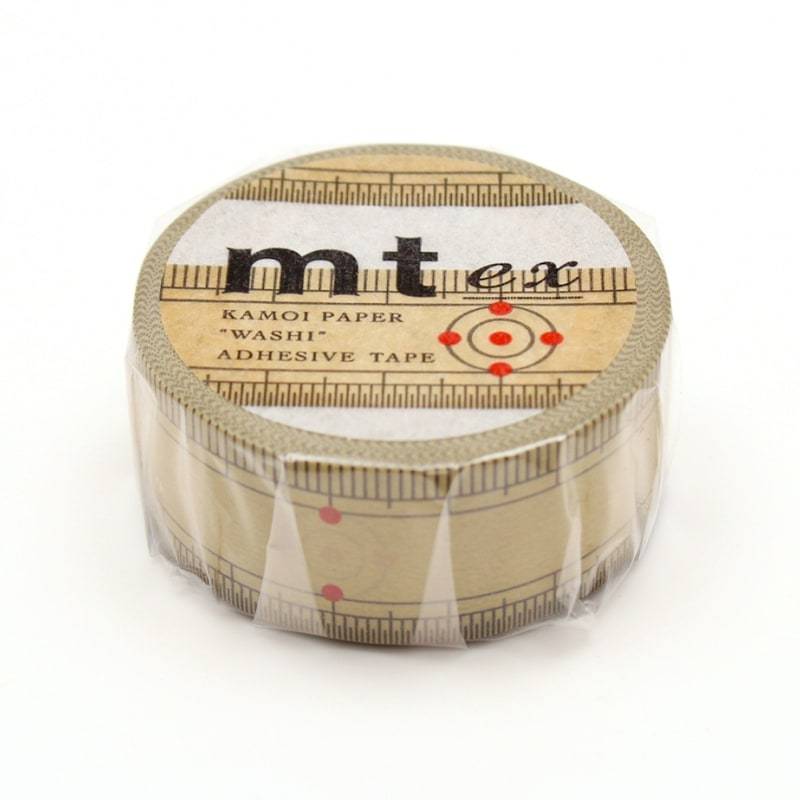 MT EX Washi Tape Bamboo Ruler Sample