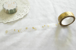 Night Shimmer Matt Transparent Gold Foil Tape