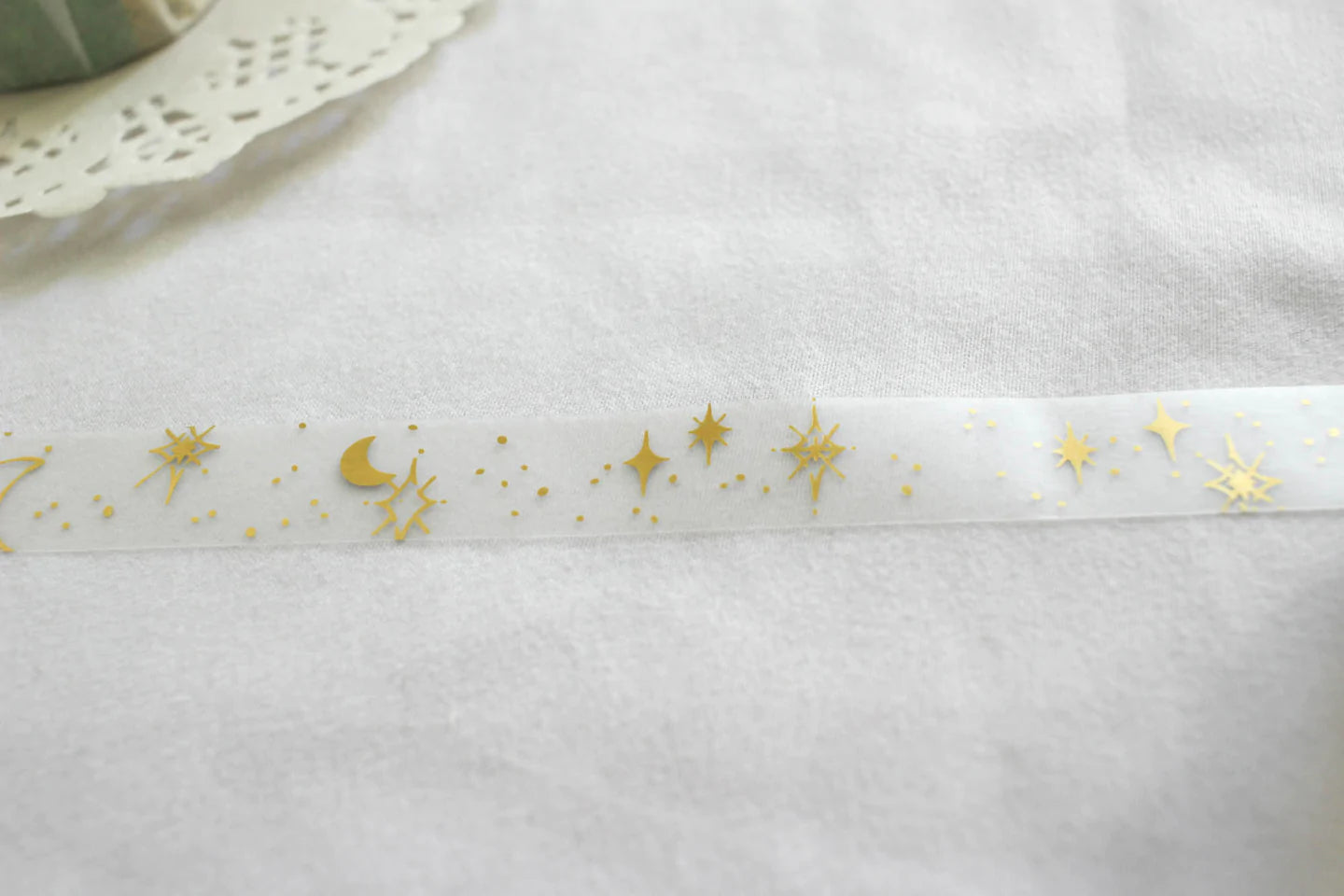 Night Shimmer Matt Transparent Gold Foil Tape