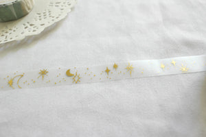 Night Shimmer Matt Transparent Gold Foil Tape