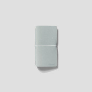 Log Cover Sky Grey Leather Cover