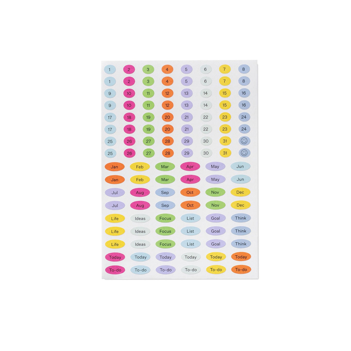 Sticker Set Planning Paper Stickers
